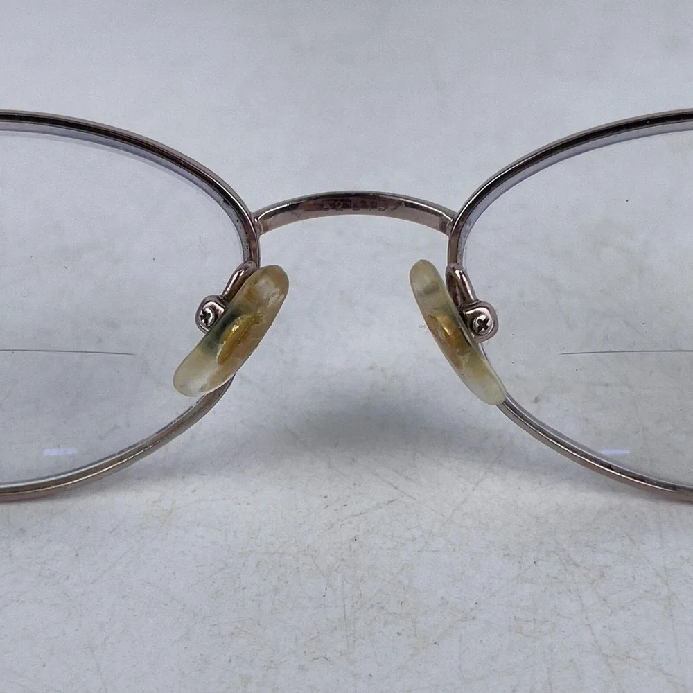 Seiko Womens Eyeglasses Frame Black Silver Metal‎ Oval Full Rim 52-18-135